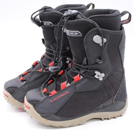 Salomon Kamooks Adult Snowboard Boots - Size 5.5 / Mondo 23.5 Used