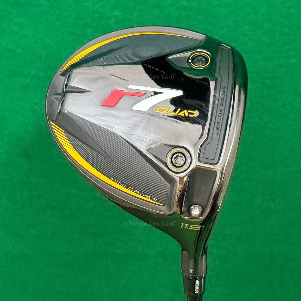 希少 R7 Quad Mini D 11.5° S TaylorMade R7 Quad Mini Driver Review