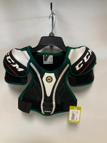 Used CCM LITTLE WILD Junior Shoulder Pads SM 11823-S000040729