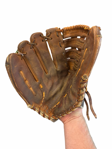 Used Mizuno GLOVE LH Throw Fastpitch Gloves Brown 14" 11682-S000135694