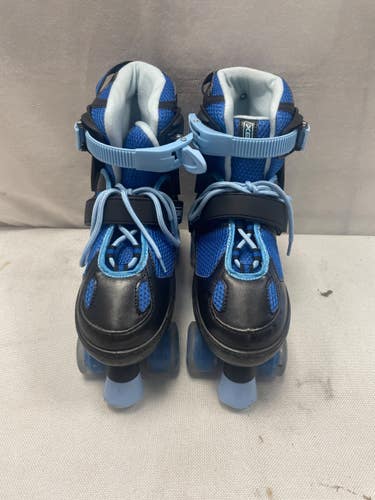 Used DBX Roller Hockey Skates Royal Blue Adjustable 11490-S000275368