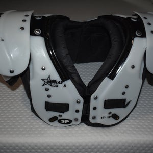 Douglas QB S Football Shoulder Pads w/Douglas Back Plate, Adult Small (17-18") - Top Condition!