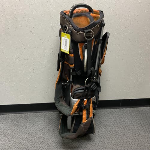 Used Ogio EDGE Mens Stand Bag Black And Orange 11855-S000207012