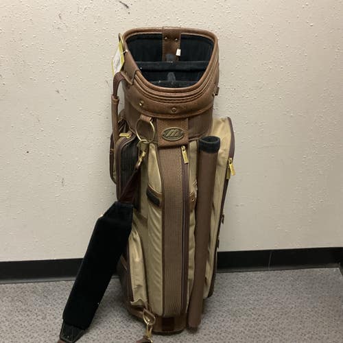 Used Mizuno OMEGA LX Mens Cart Bag Brown 11855-S000206997