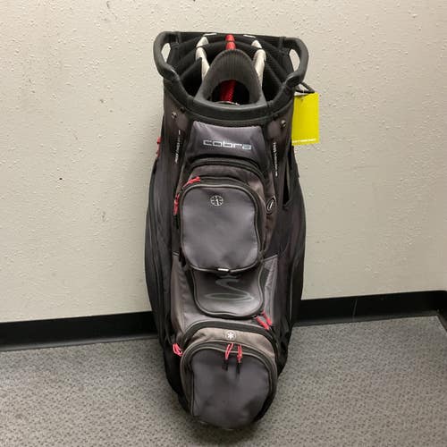 Used Cobra Mens Cart Bag Grey And Black 11855-S000206998