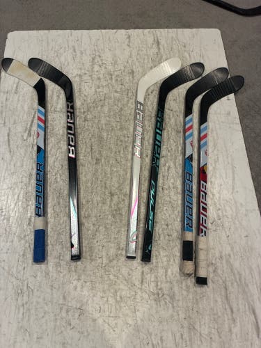 Youth Bauer Mystery Mini Left Hand Hockey Stick 30 Flex (Used)