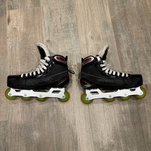 Senior Bauer Vapor Inline/Roller Hockey Goalie Skates Regular Width Size 8D (Used)