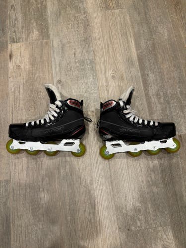 Senior Bauer Vapor Inline/Roller Hockey Goalie Skates Regular Width Size 8D (Used)