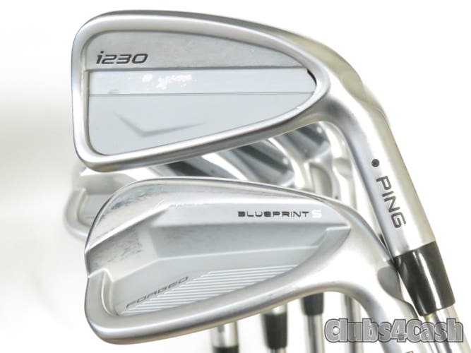 PING i230 Blueprint S Irons Combo Black Dot Dynamic Gold Mid 100 S300 4-P  CLEAN