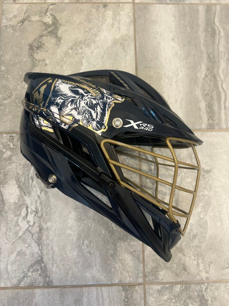 Navy Lacrosse Game Worn Cascade XRS Pro Helmet (Used)