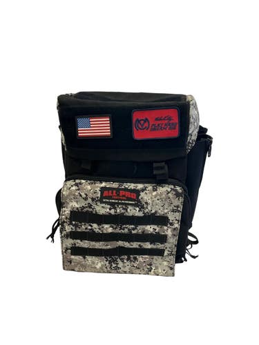Used ALL-PRO TACTICAL BB/SB Player Backpack Black 11692-S000152180