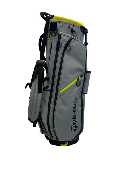 Used Taylormade FLEX TECH Mens Stand Bag Grey 11692-S000154259