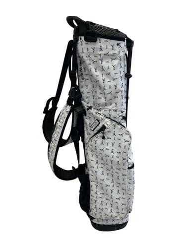 Used Ping MOONLANDER Mens Stand Bag White 11692-S000154178