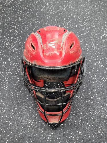 Used Easton PRO X Catchers Helmet w/Mask Red SM 11849-S000041921