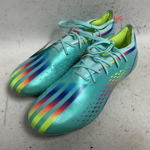 Used Adidas AGW8424 Soccer Cleats Turquoise Senior 8 11855-S000206706