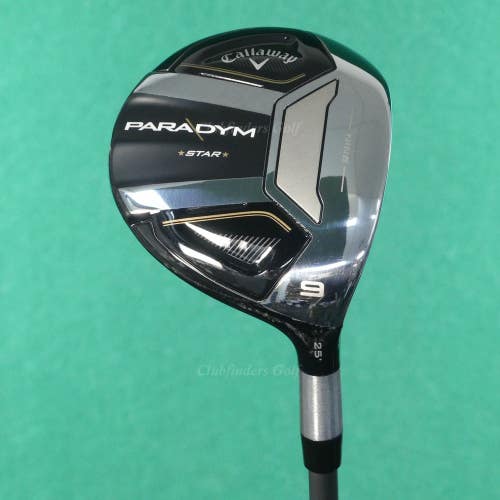 Callaway Paradym Star Fairway 25 9 Wood Fujikura Graphite Seniors w/ HC