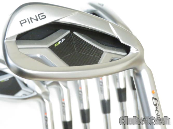 PING G430 Irons Orange Dot AWT 3.0 Stiff Flex 4-P .. CLEAN