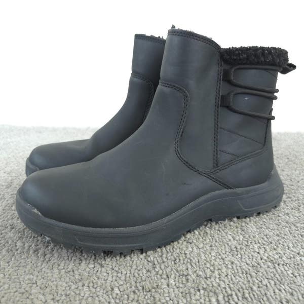 Eddie Bauer Siren Womens 8 Ankle Boots Winter Snow Black  display picture 3