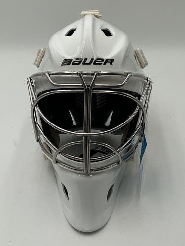 NEW Bauer S22 NME One Pro Stock Hockey Goalie Mask (White)