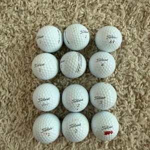 Titleist Pro V1 - Pro V1x Balls 12 Pack (1 Dozen) (Used)