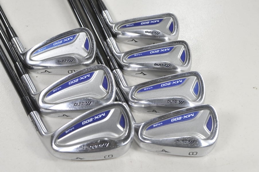 Mizuno MX-200 5-PW,GW Iron Set Senior Flex RH ProLaunch Axis Graphite # 222313