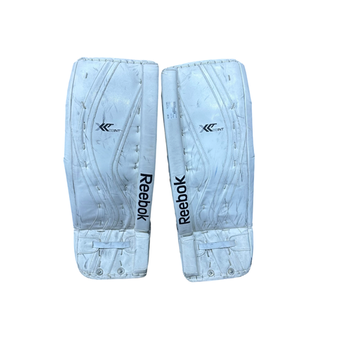 Used Reebok XT28 Goalie Leg Pads Inter White 32" 11375-S000379823