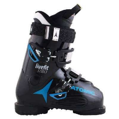 USED 2012–2015 Atomic Live Fit 80 Ski Boots - 25.0 / 25.5 - Black / Anthracite