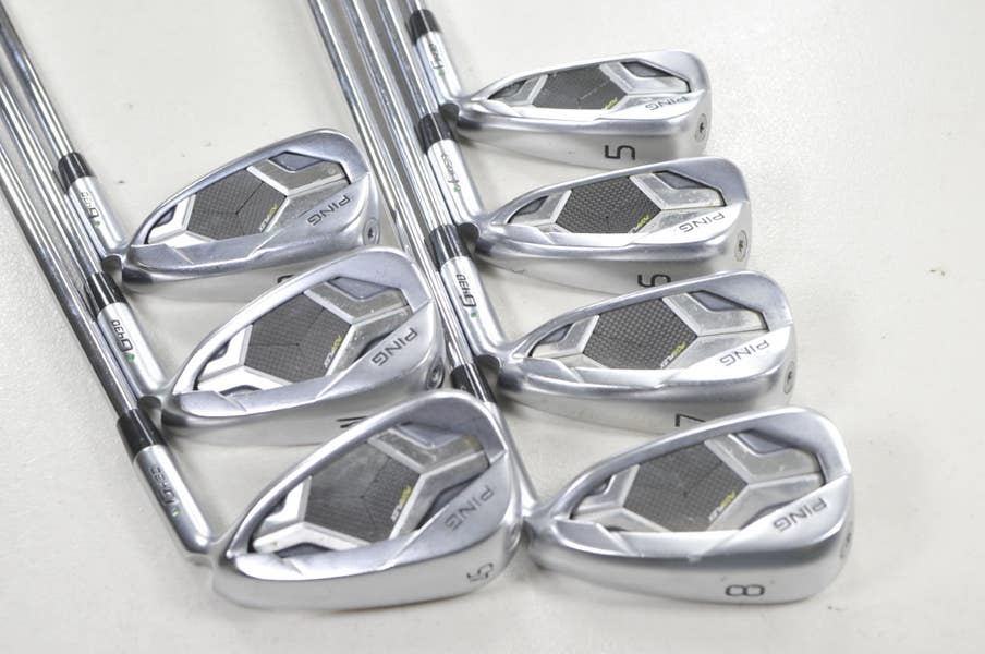 Ping G430 5-W,45* Iron Set Regular Flex Green Dot Right AWT 2.0
