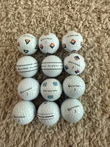 TaylorMade TP5-TP5x Balls 12 Pack (1 Dozen) (Used)