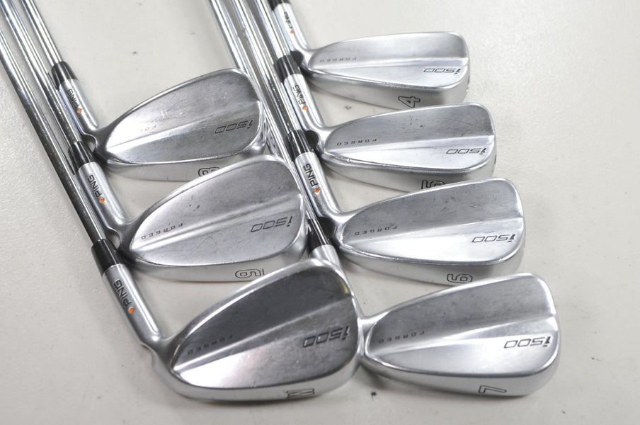 Ping i500 4-W Iron Set Stiff Flex Orange Dot Right AWT 2.0 Steel