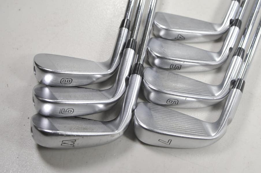 Ping i500 4-W Iron Set Stiff Flex Orange Dot Right AWT 2.0 Steel