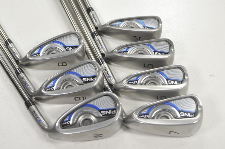 Ping GMax 4-W Iron Set Regular Flex Blue Dot Right Recoil 65 F3 Graphite #221948