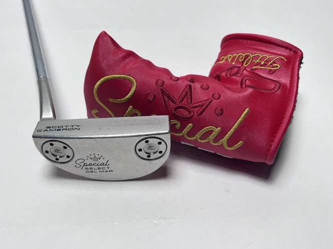 LEFTY Scotty Cameron Special Select Del Mar Putter 34" Mens LH HC