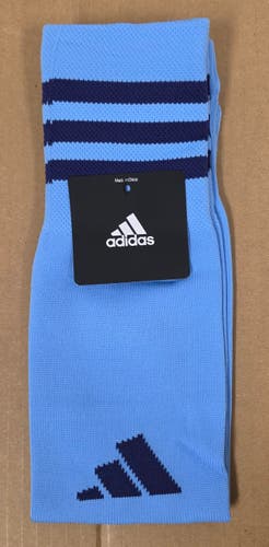 NEW Adidas MLS New York City FC Calf Sleeve Socks Bahia Light Blue Color OSFA
