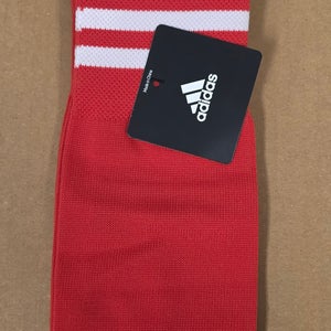 NEW Adidas MLS New England Revolution Calf Sleeve Socks Red/White Color OSFA