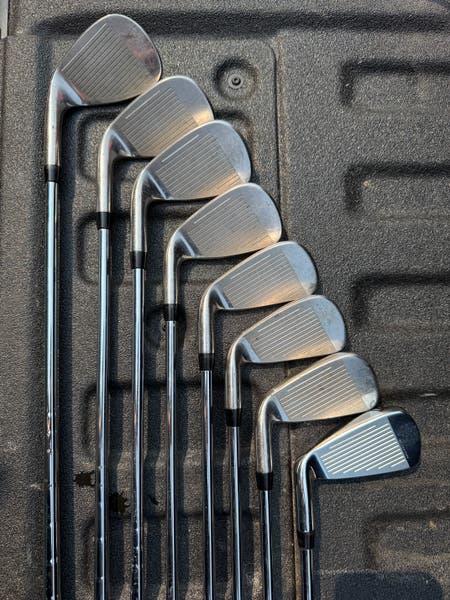 Men's Cobra King F8 One Length Right Handed Iron Set Regular Flex