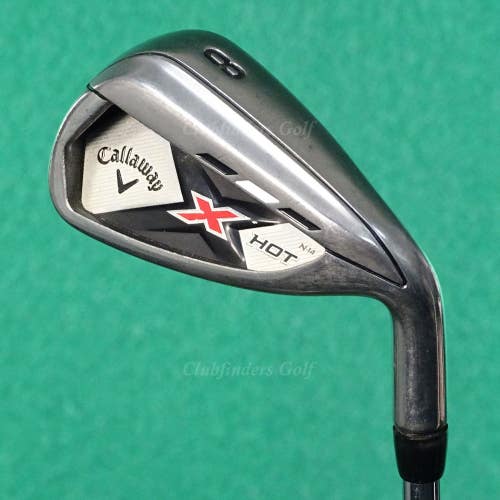 Callaway X-Hot N-14 Single 8 Iron Factory True Temper Steel Uniflex