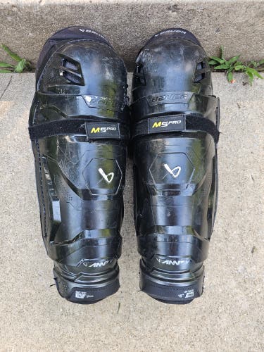 Senior Bauer Supreme M5 Pro 15" Shin Pads (Used)