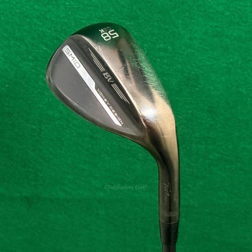 Titleist Vokey SM10 Black Vapor 58-6K 58 Lob Wedge Vokey Design Wedge Flex