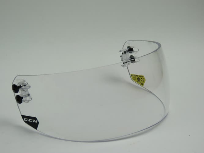CCM VR PRO Straight 3.5" NHL Pro Stock Team Issued Hockey Helmet Visor Clear