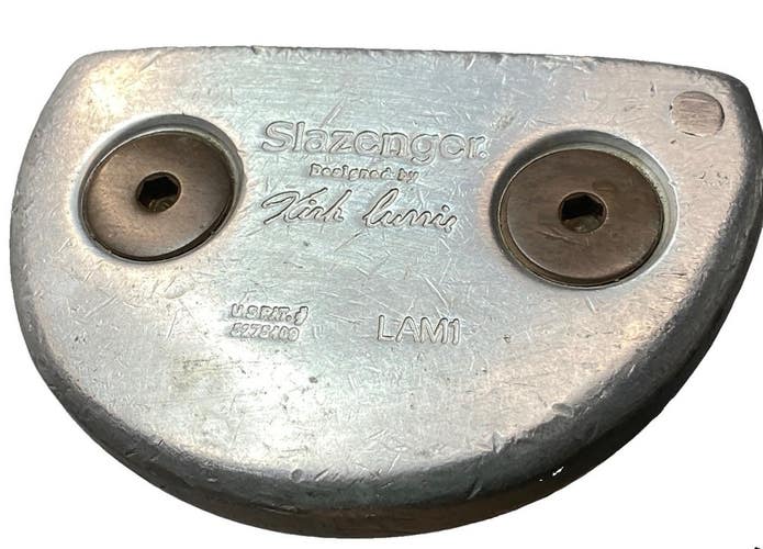 Kirk Currie Slazenger LAM1 Aluminum Mallet Putter RH Steel 33" Good Wrap Grip
