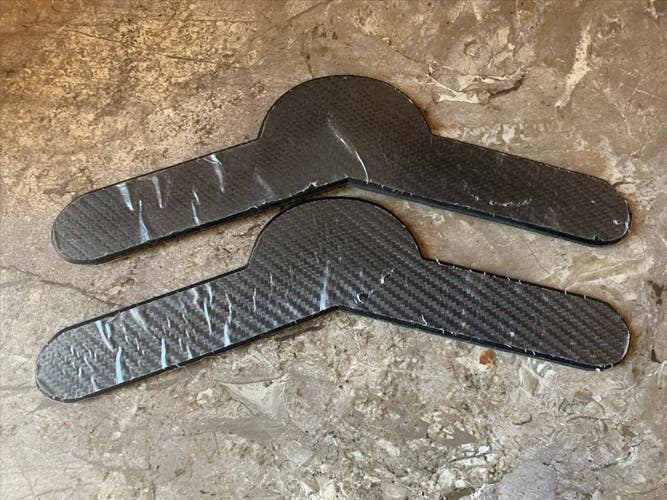 Skate Protector SP2 Carbon Fiber Guards for Goalie Skate Heels *Read Full Description*