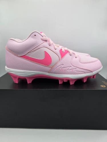 Nike Air Jordan Stadium 90 Cleat Pink Foam HQ0210-600 Football Men Size 11