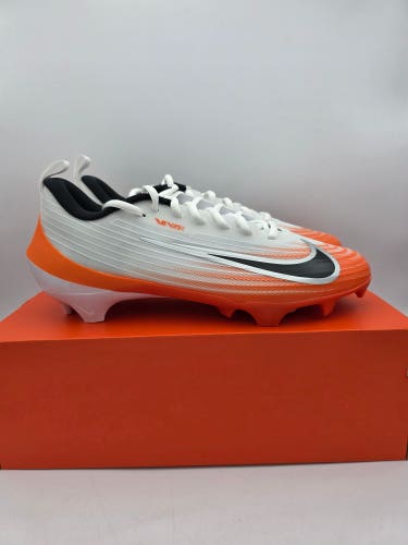Nike Vapor Speed 3 TB White Orange Football Cleats HM8849-104 Men's Size 9