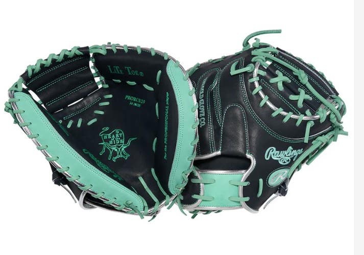 Rawlings RH Throw Catcher's Heart of the Hide Baseball Glove 34" (New) MODEL# PRORCR29