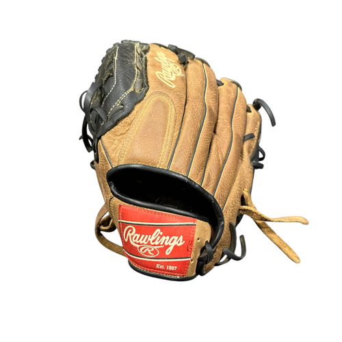 Used Rawlings D120BDB BB/SB Glove LH Throw Black 12" 11375-S000379764