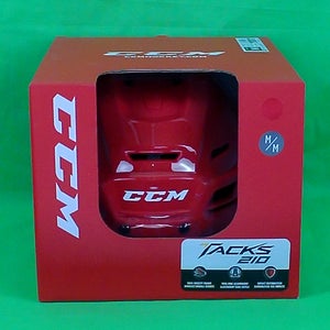 Medium Senior CCM Tacks 210 Helmet (New) - Red