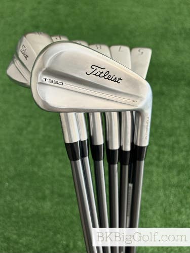 Titleist T350 25 Forged Iron Set 5-48 / MMT 65 Regular Graphite