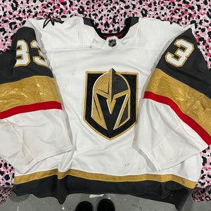 Game worn Max Lagace Vegas Golden Knights Jersey 58G