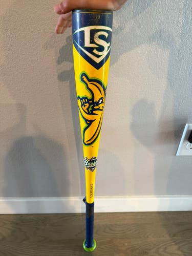 2025 Louisville Slugger Savannah Bananas Alloy USSSA Certified Bat (-10) 17 oz 27" (Used)